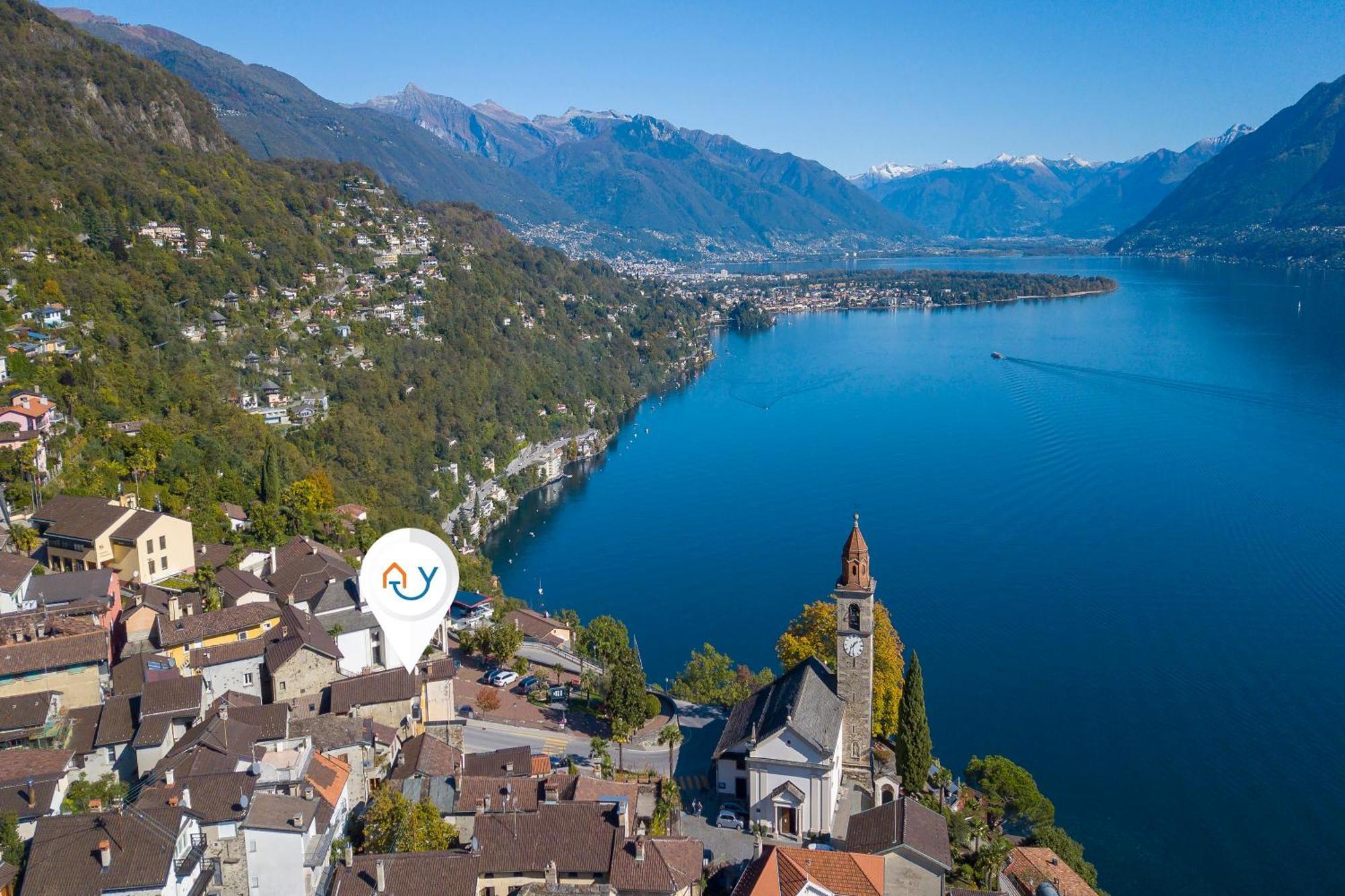 Yellow View Apartment - Happy Rentals Ronco sopra Ascona Zewnętrze zdjęcie